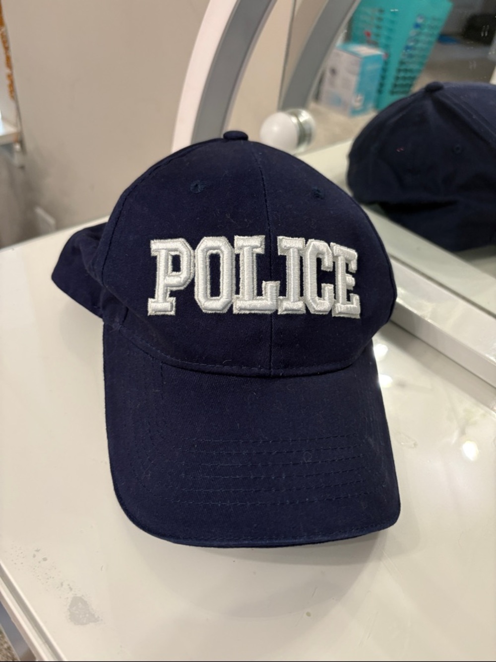 Navy POLICE Embroidered Baseball Cap for Costume